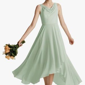 Jr Bridesmaid dress sage